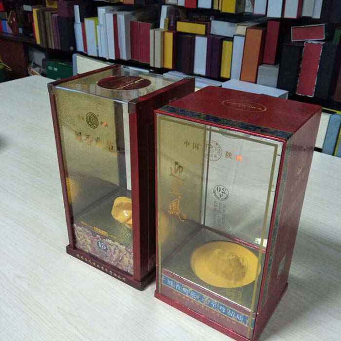 前後頂(ding)部透明(ming)精裱盒(he)