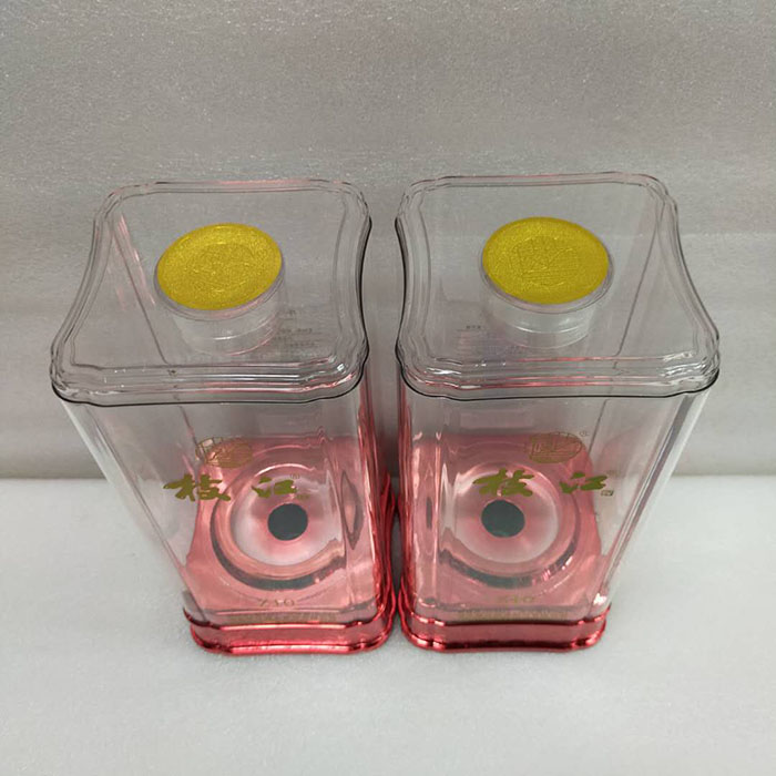 三(san)角形底座(zuo)亞克力酒(jiu)盒包裝…